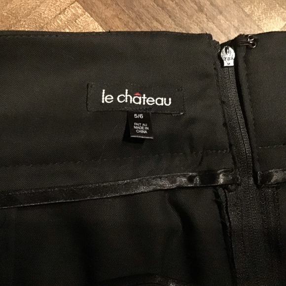 Black pants with side seam embellishment - Picture 2 of 4